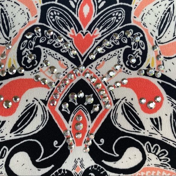 Style & Co. Spanish Gardens Madrid Scarf Tunic - Picture 12 of 15